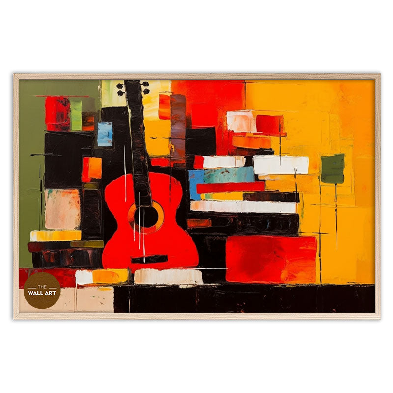 GUITAR AND BOOKS