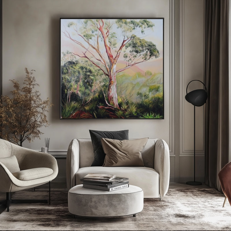 GUM TREE IN FOREST
