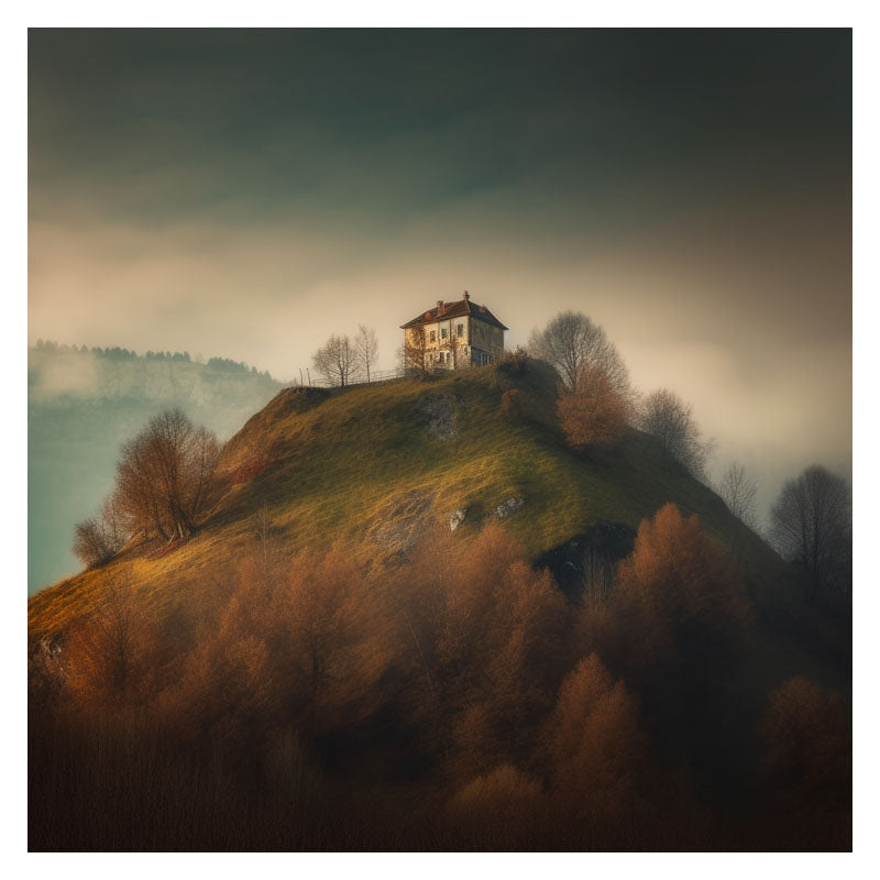 HOUSE ON STEEP MOUNTAIN IV