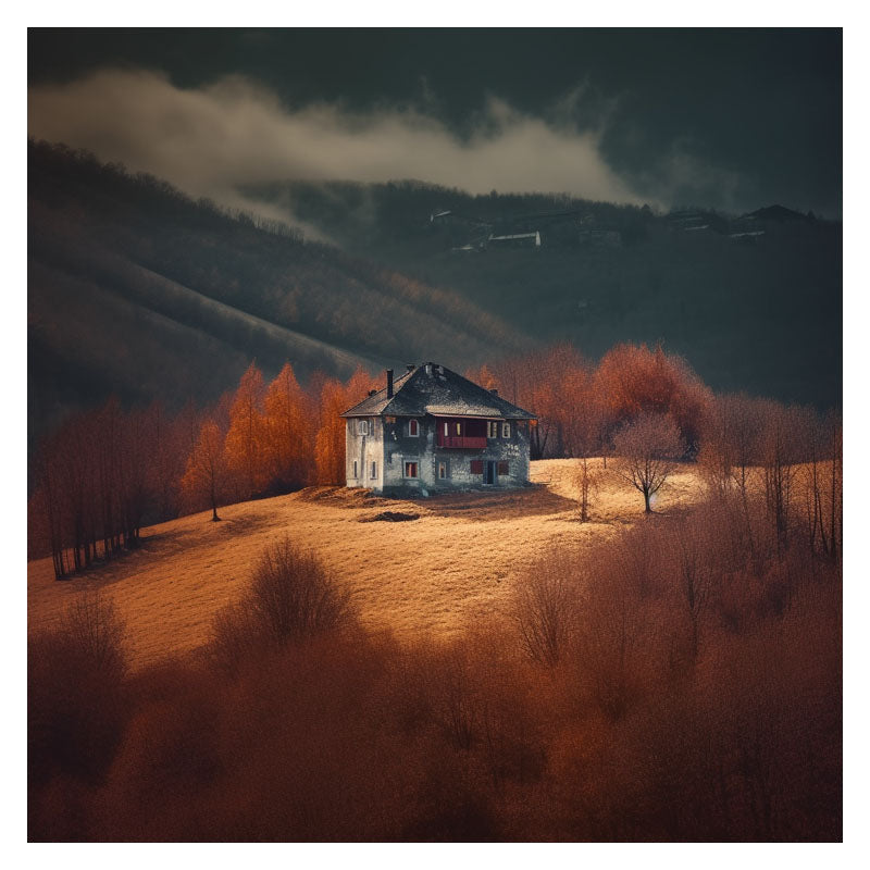 HOUSE ON STEEP MOUNTAIN I