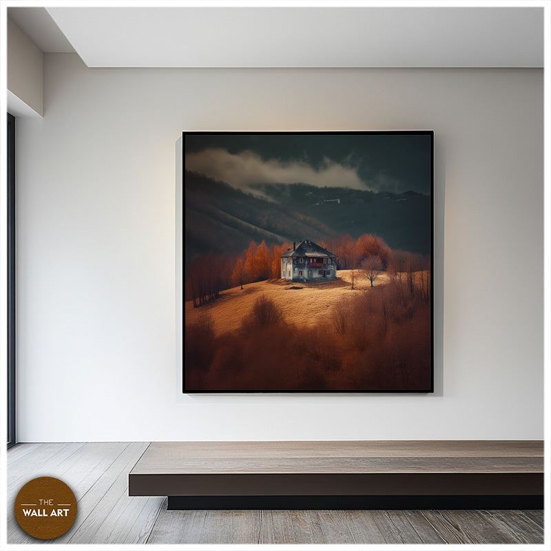 HOUSE ON STEEP MOUNTAIN I