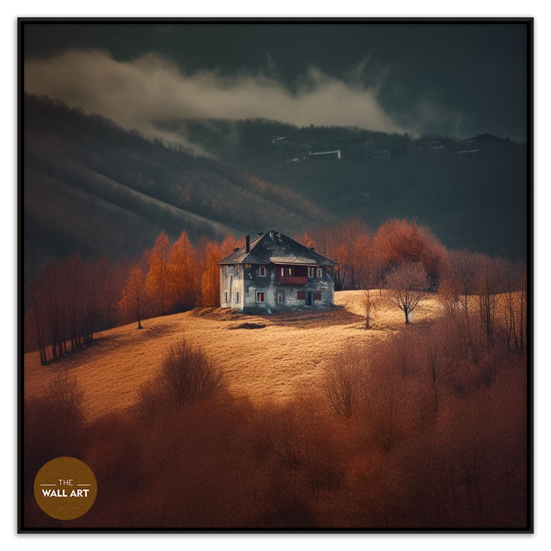 HOUSE ON STEEP MOUNTAIN I