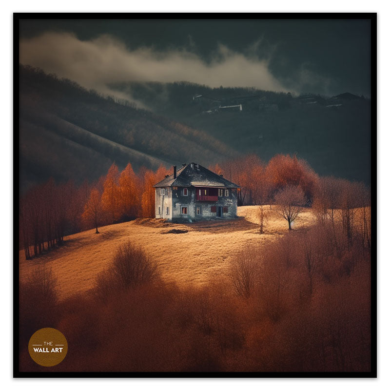 HOUSE ON STEEP MOUNTAIN I