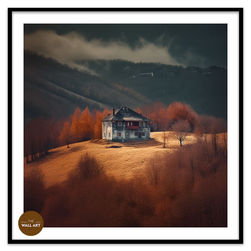 HOUSE ON STEEP MOUNTAIN I