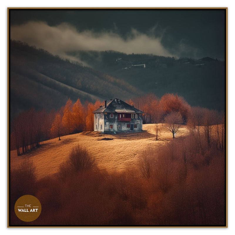 HOUSE ON STEEP MOUNTAIN I