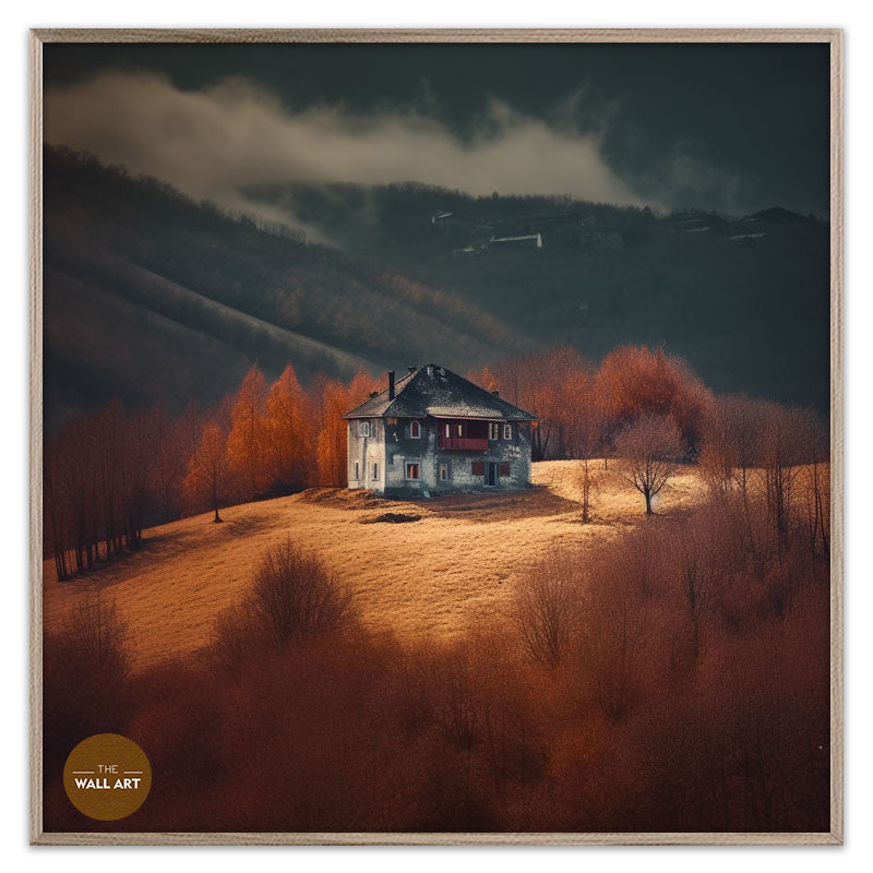 HOUSE ON STEEP MOUNTAIN I