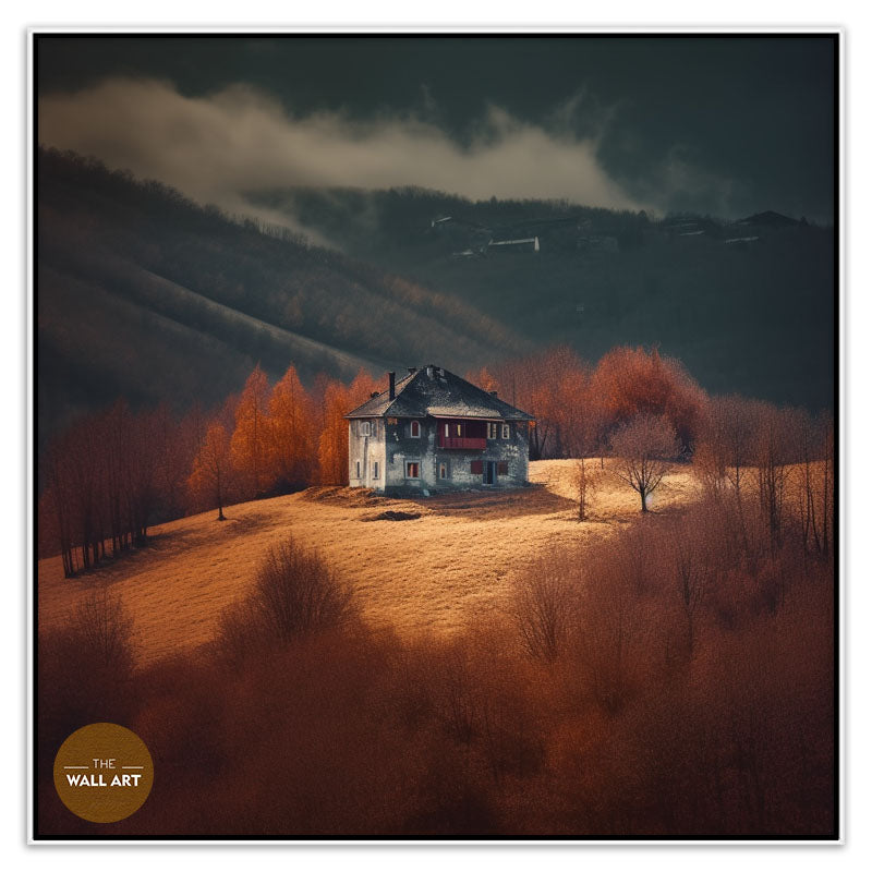 HOUSE ON STEEP MOUNTAIN I