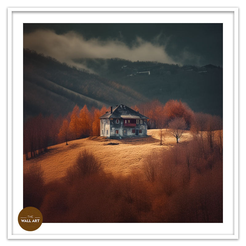 HOUSE ON STEEP MOUNTAIN I