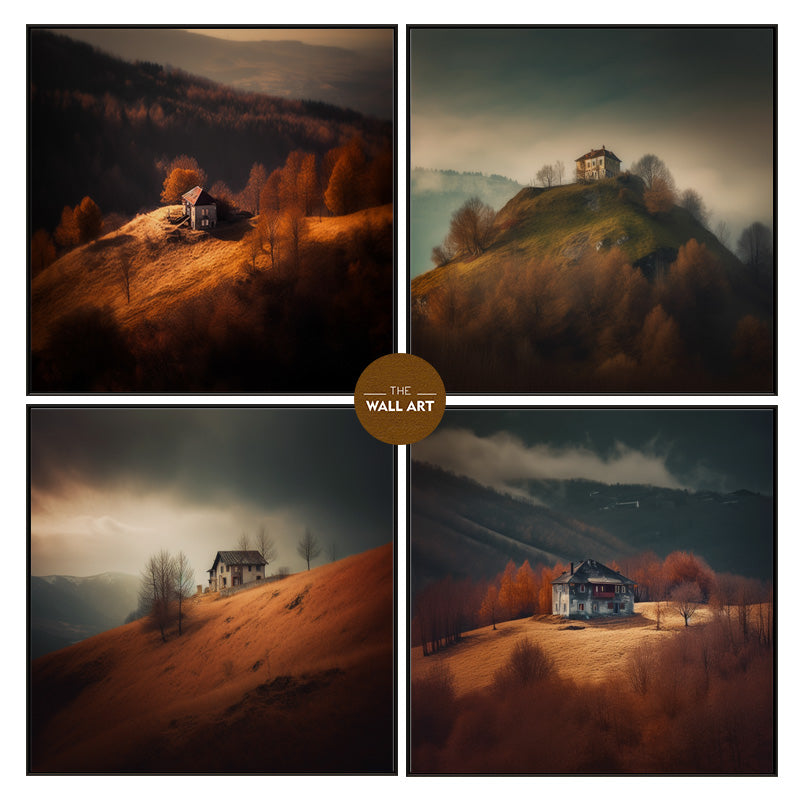 HOUSE ON STEEP MOUNTAIN I_SETOF4_