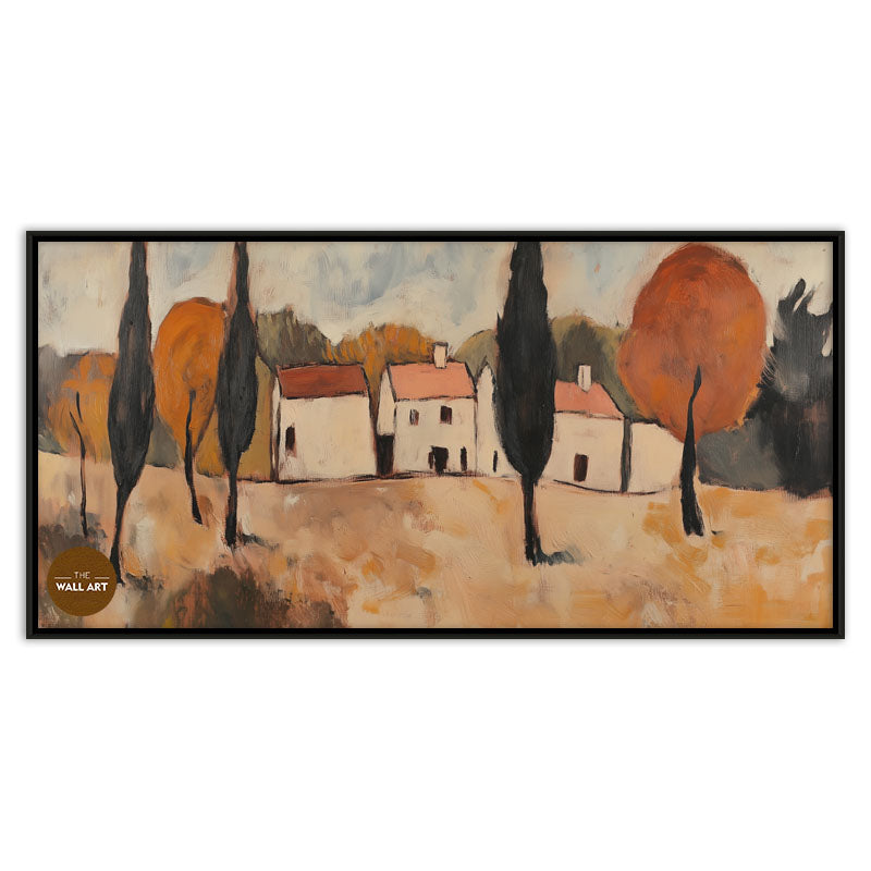 HOUSES ON QUIET HILL