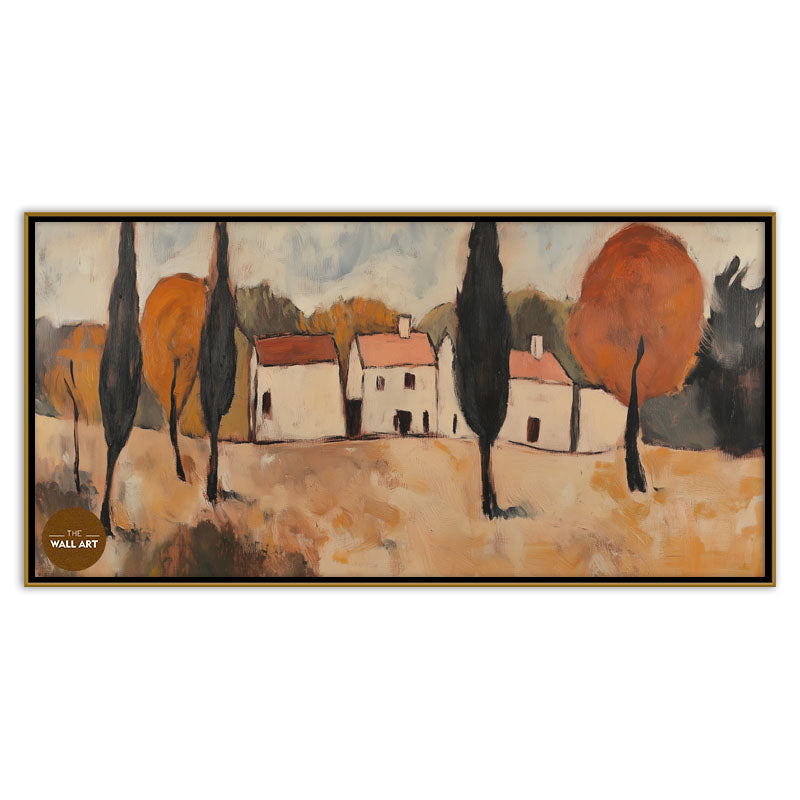 HOUSES ON QUIET HILL