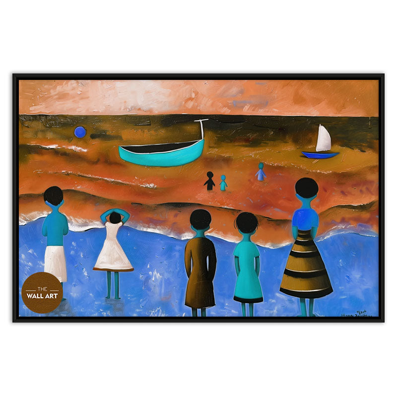 KIDS ON VIBRANT BEACH III