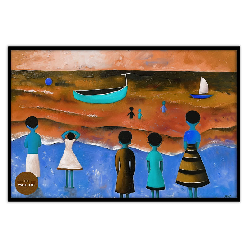 KIDS ON VIBRANT BEACH III