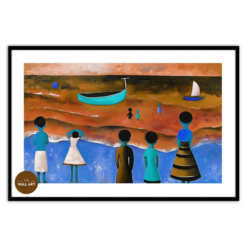 KIDS ON VIBRANT BEACH III