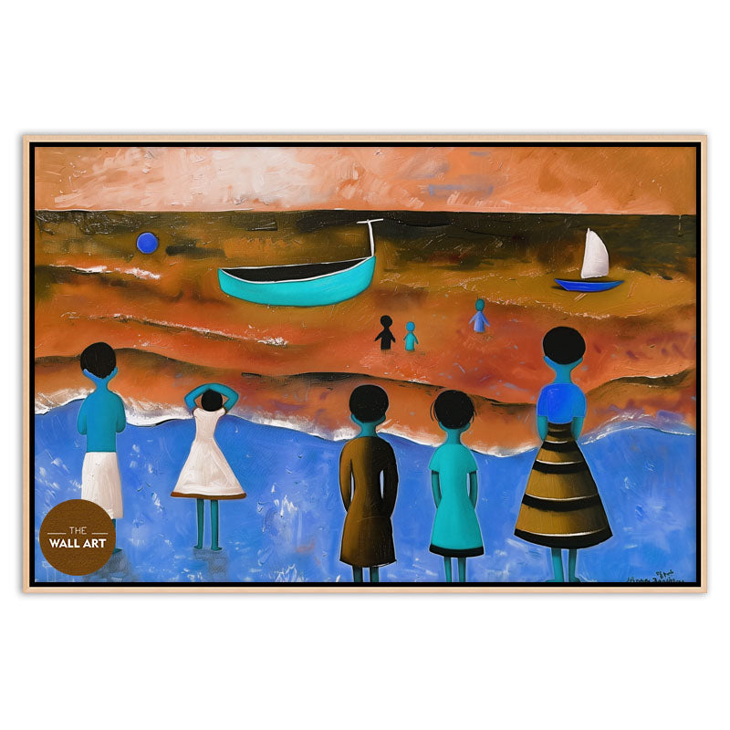 KIDS ON VIBRANT BEACH III