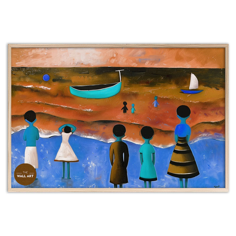 KIDS ON VIBRANT BEACH III