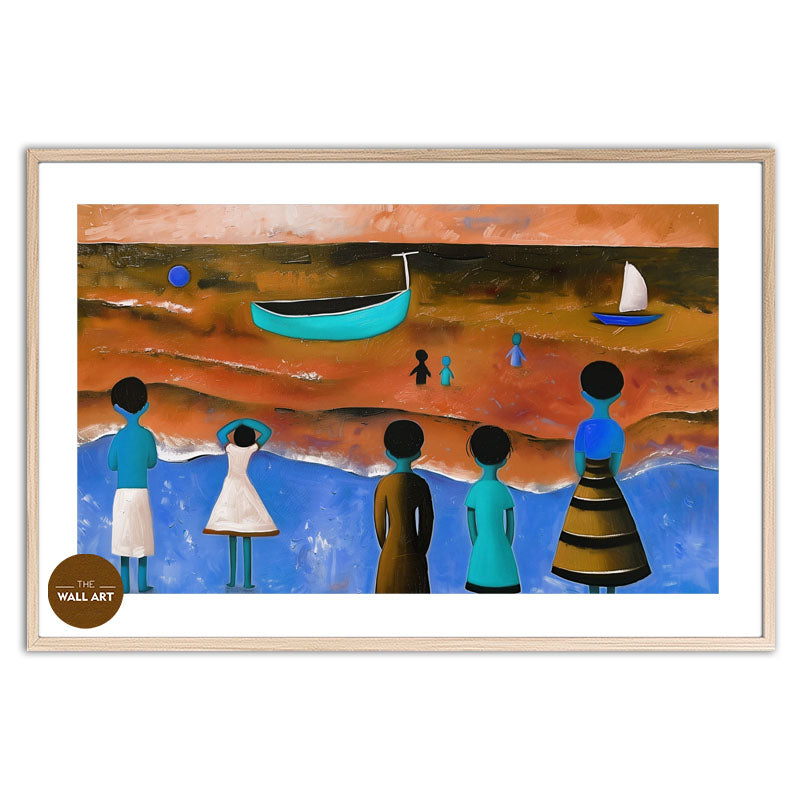 KIDS ON VIBRANT BEACH III