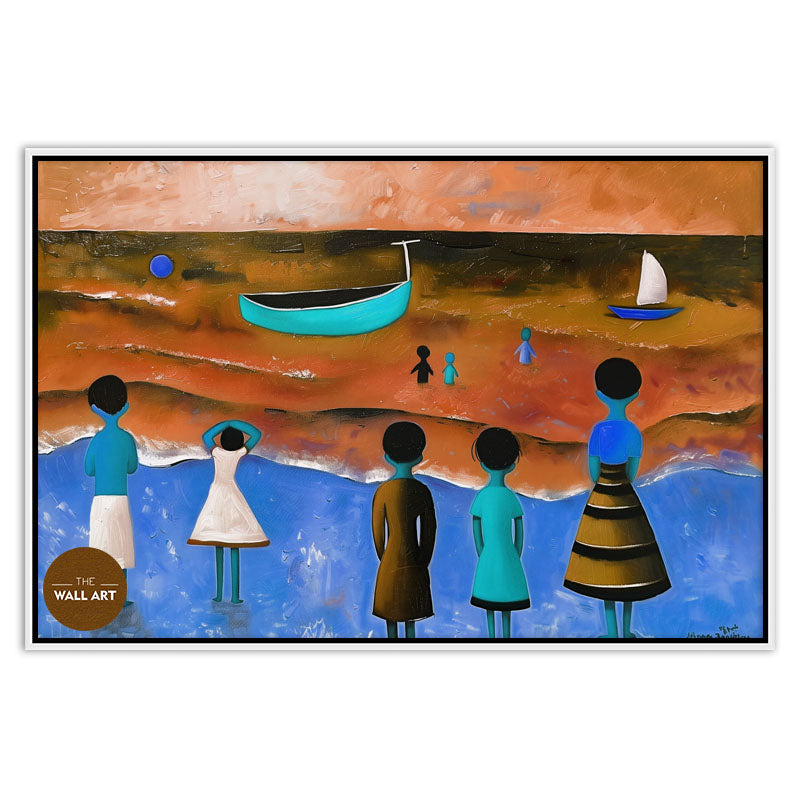 KIDS ON VIBRANT BEACH III