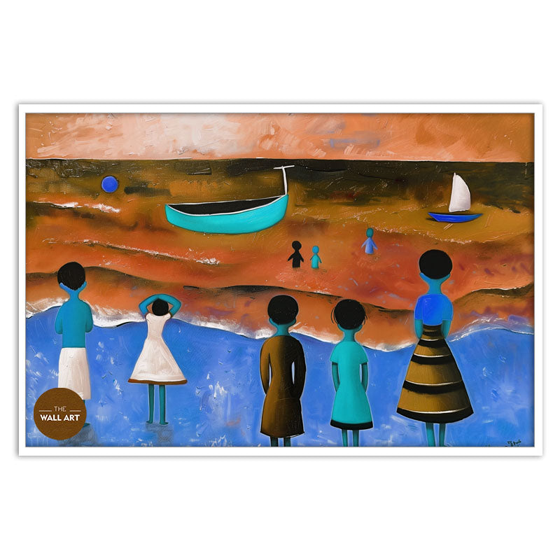 KIDS ON VIBRANT BEACH III