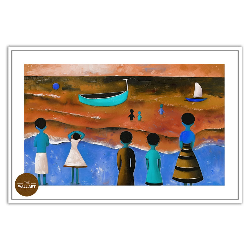KIDS ON VIBRANT BEACH III