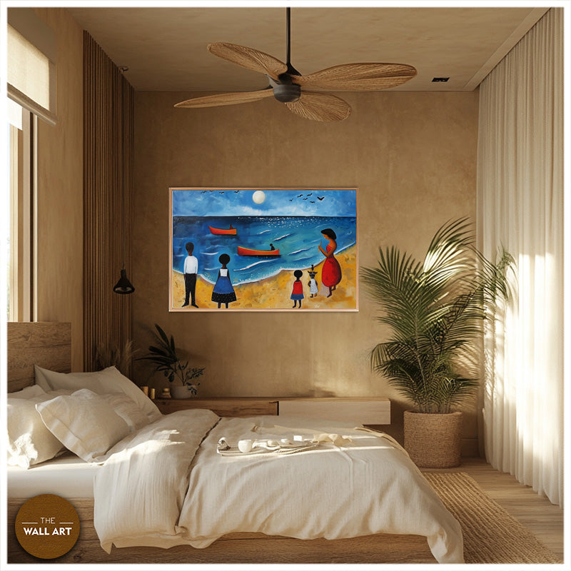 KIDS ON VIBRANT BEACH V