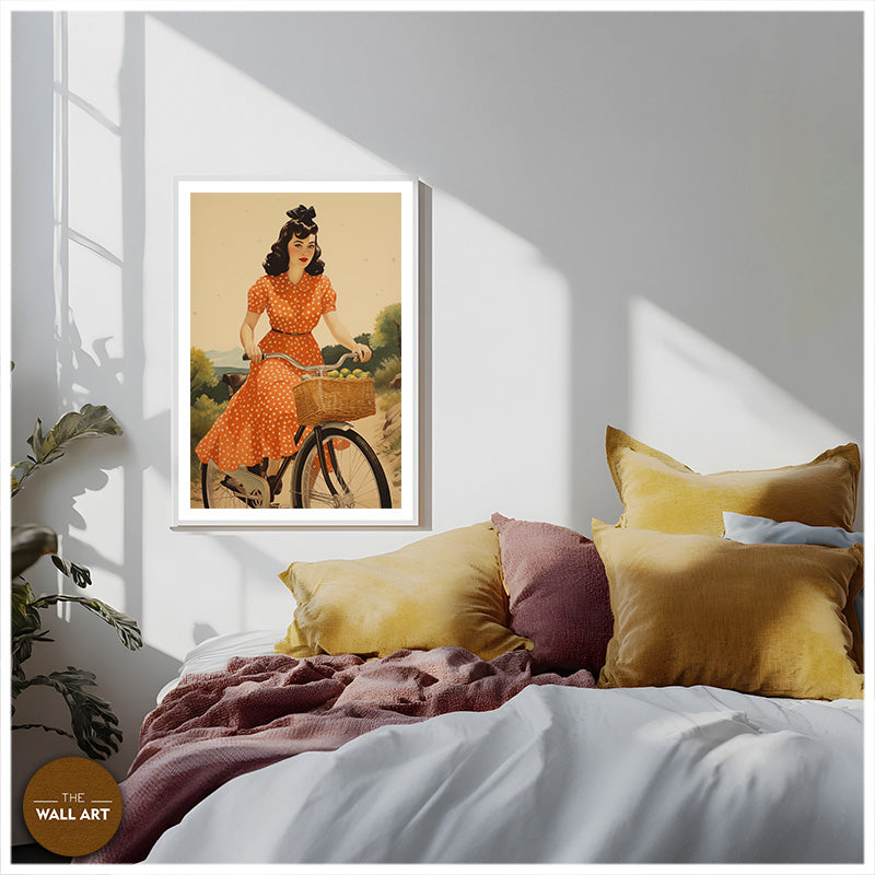 LADY AND BIKE I
