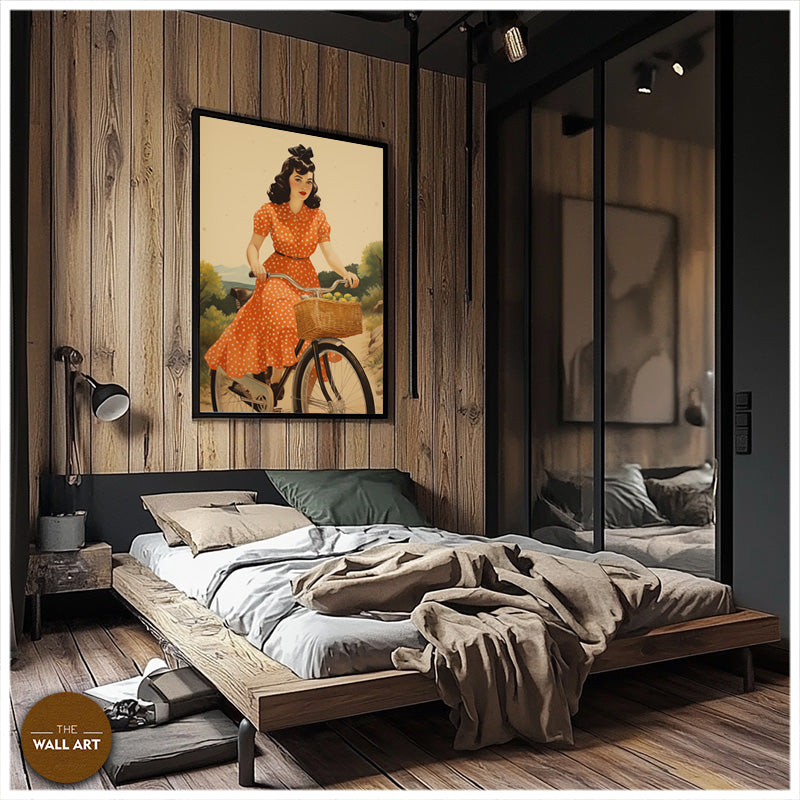 LADY AND BIKE I