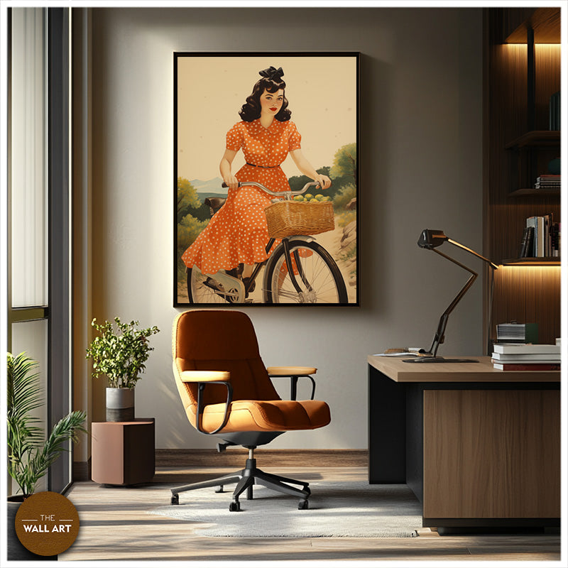 LADY AND BIKE I