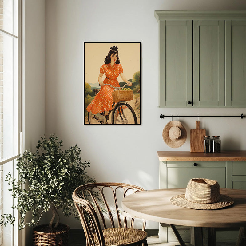 LADY AND BIKE I