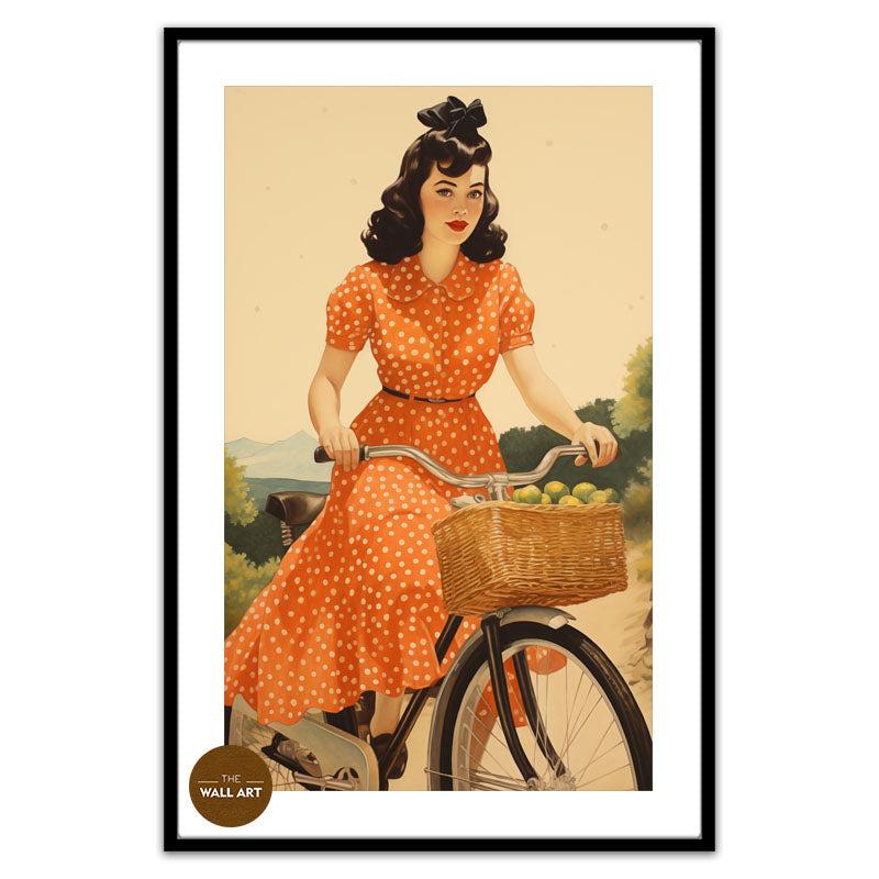 LADY AND BIKE I