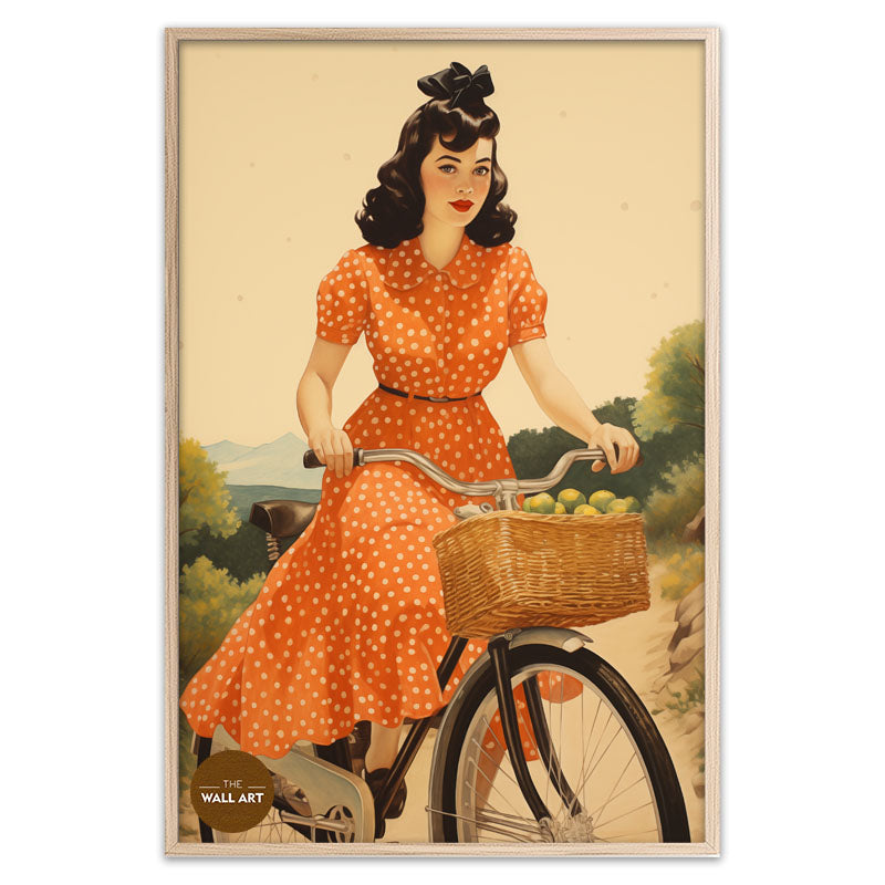 LADY AND BIKE I