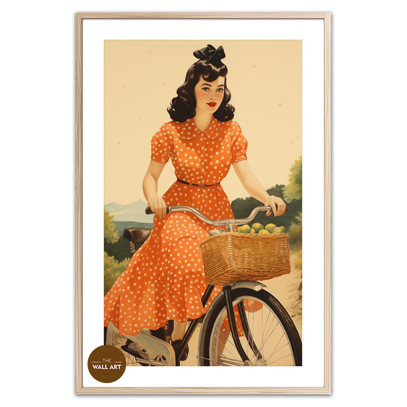 LADY AND BIKE I