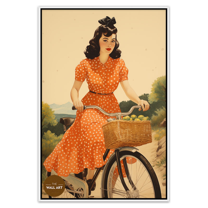 LADY AND BIKE I