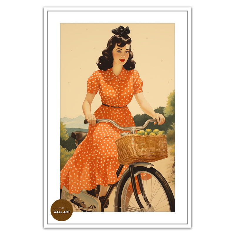LADY AND BIKE I