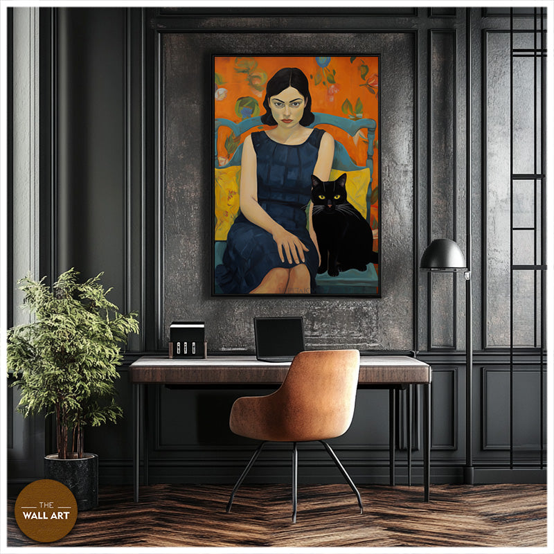 LADY AND BLACK CAT III