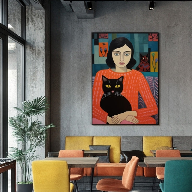 LADY AND BLACK CAT II