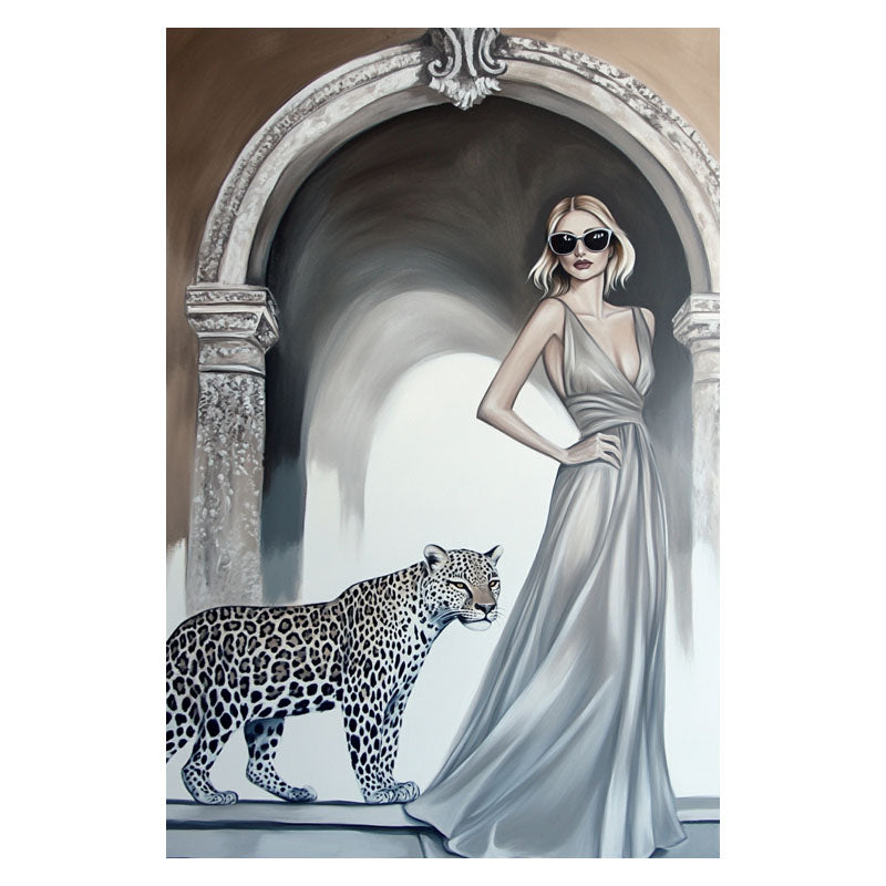 LADY AND LEOPARD I