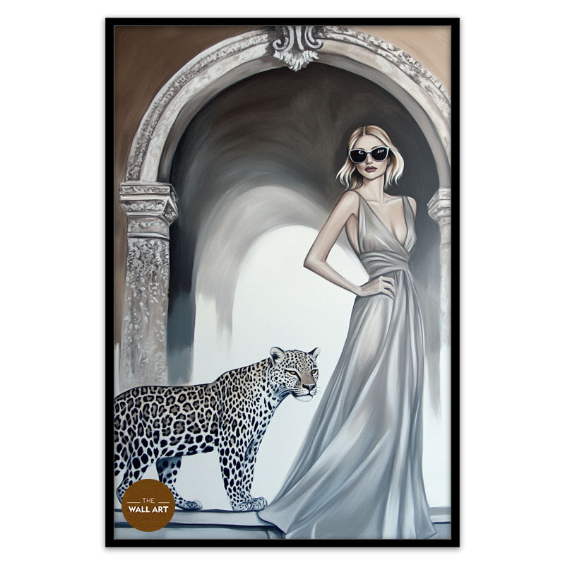 LADY AND LEOPARD I