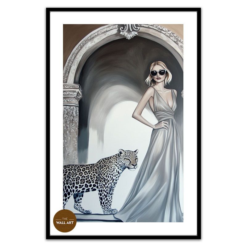 LADY AND LEOPARD I