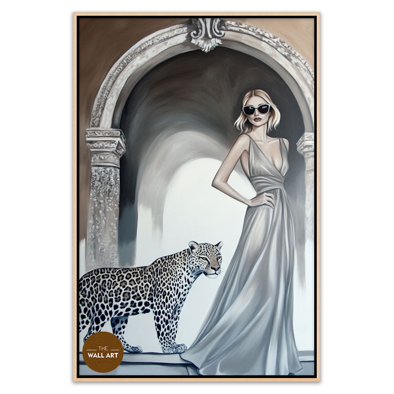 LADY AND LEOPARD I