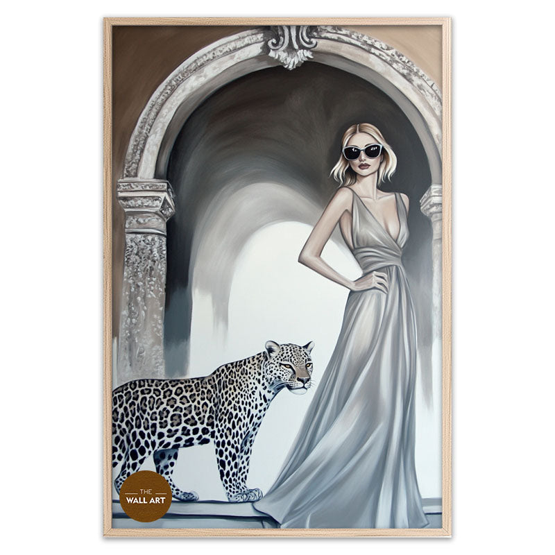 LADY AND LEOPARD I