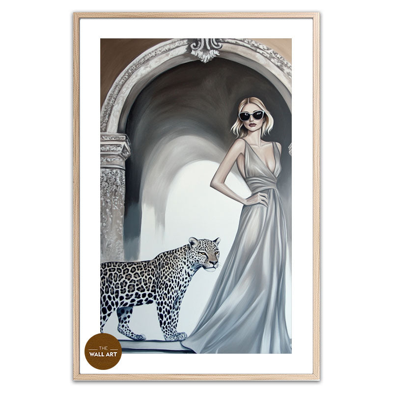 LADY AND LEOPARD I