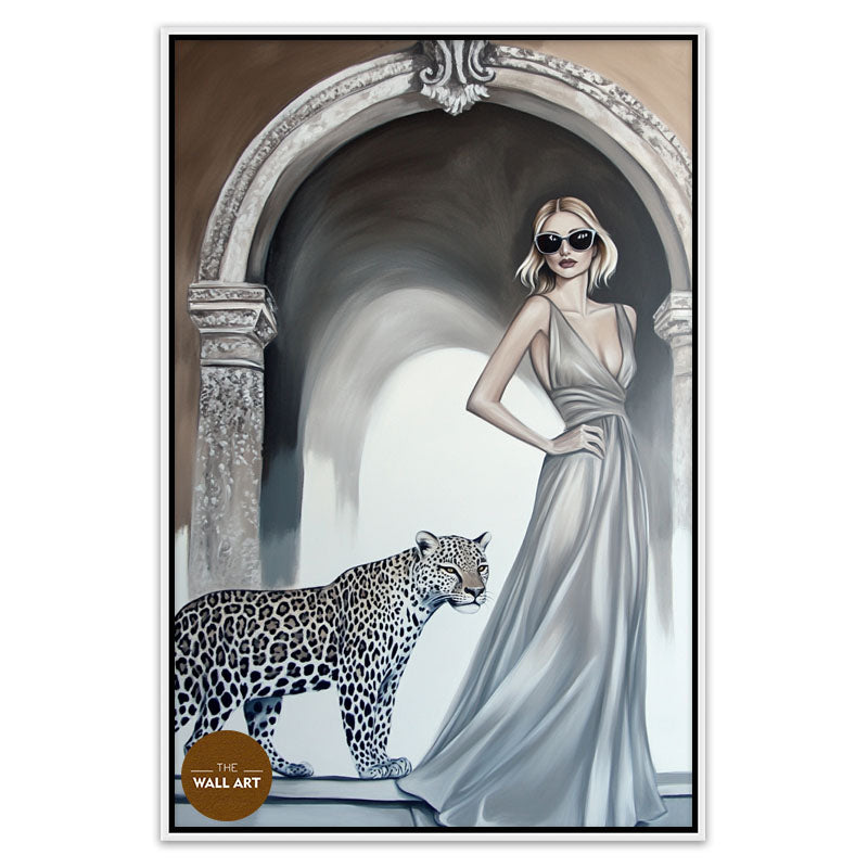 LADY AND LEOPARD I