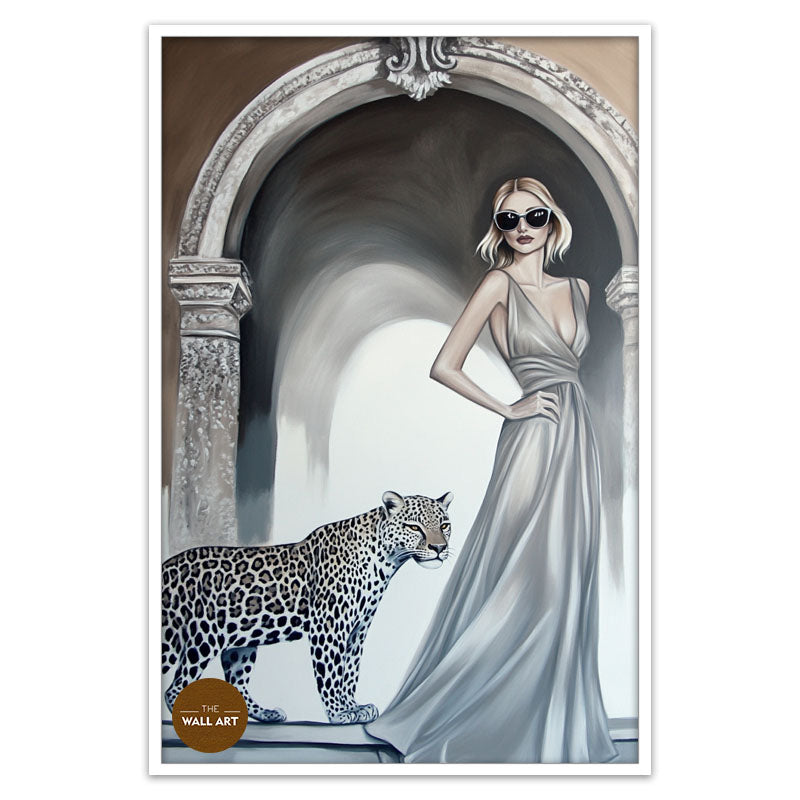 LADY AND LEOPARD I
