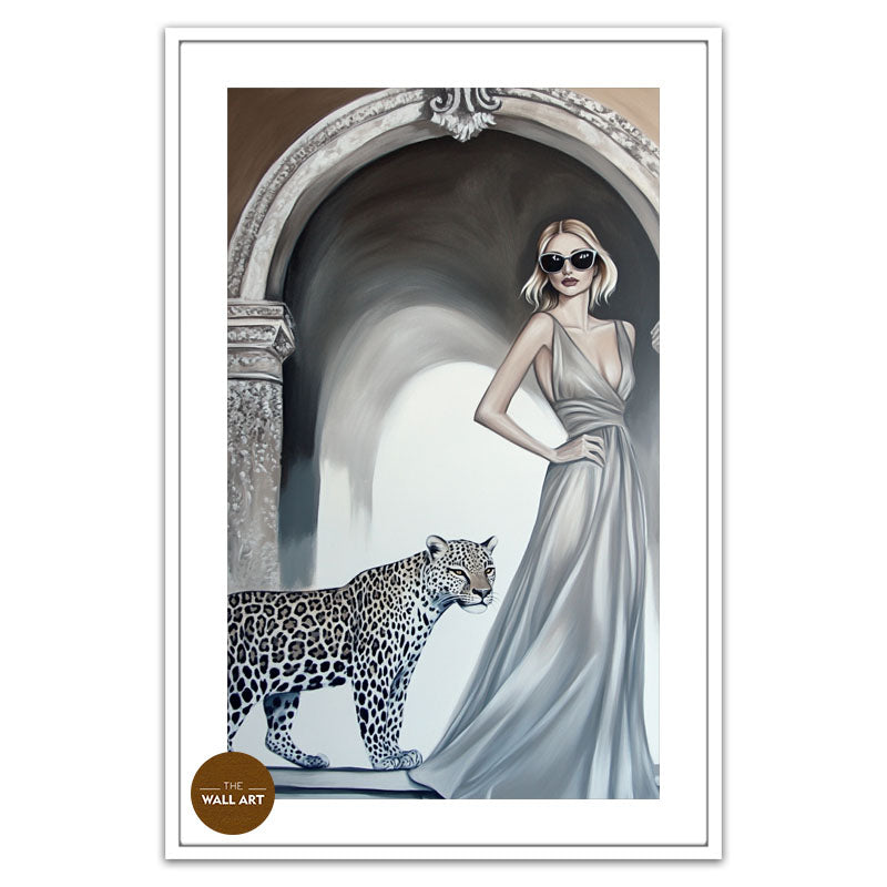 LADY AND LEOPARD I