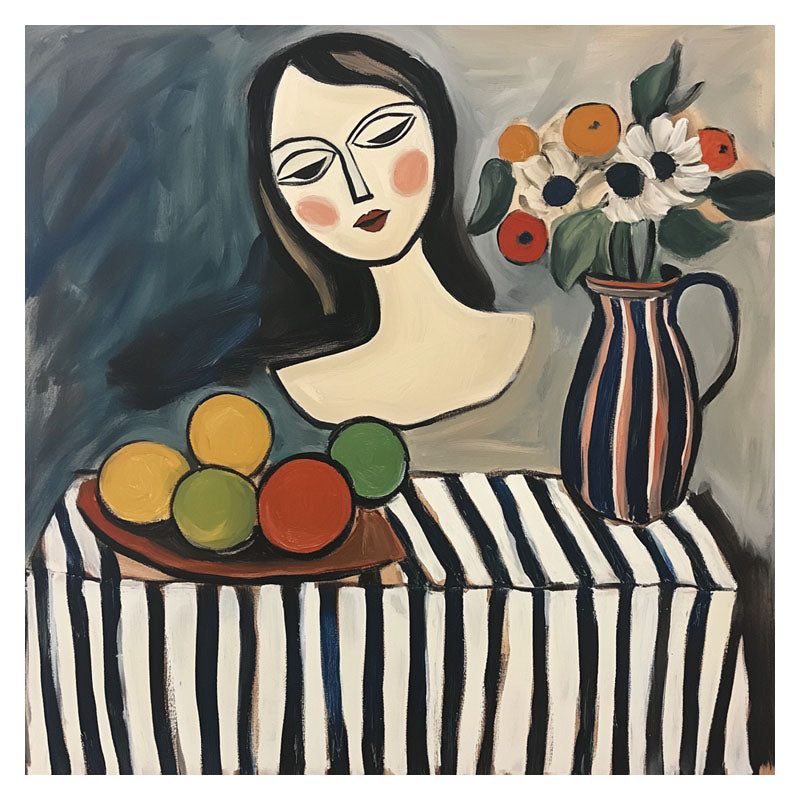 LADY AND STILL LIFE I