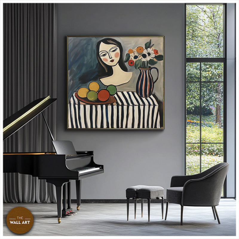 LADY AND STILL LIFE I