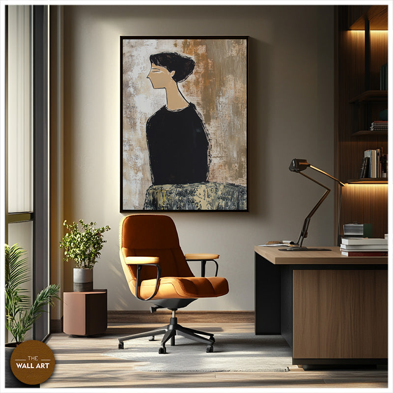 LADY IN BLACK DRESS