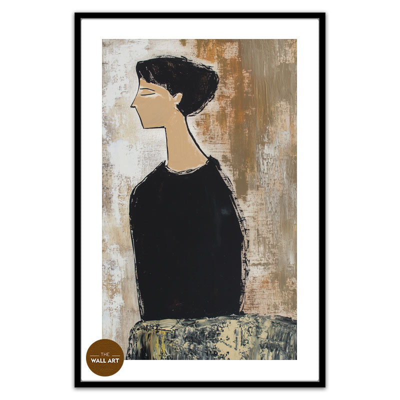 LADY IN BLACK DRESS