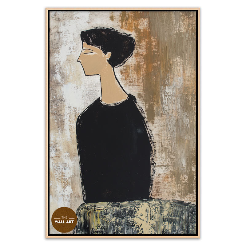 LADY IN BLACK DRESS
